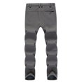 thumbnail image 4 of Lovzfmll Pantalon de Randonnée d'Hiver pour Homme, Robuste, Imperméable, Coupe-Vent, Doublé en Molleton, Multiples Poches pour l'Aventure Gris, TG, 4 of 6