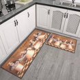 thumbnail image 2 of Coffee Vintage Chef Kitchen Pattern Kitchen Mats for Floor Set Of 2,Kitchen Rugs Mats with Dirty Resistance,washable,non Skid,kitchen Mats 17.7x24+17.7x48inch, 2 of 7