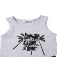 thumbnail image 4 of Baby Boy Two Pieces Set  Leaves Letter Printing Top Shorts Suit, 4 of 5