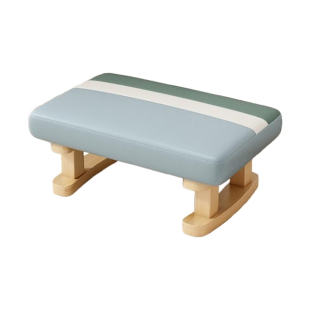 Lipstore Foot Rest Comfortable Creative Ottoman Stool for Couch Doorway Dressing Room Light Blue
