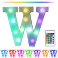 thumbnail image 1 of SuoKom Guirlande Lumineuse à DEL Colorée avec Télécommande – Lettres de Bar de Fête avec Lumières Décorations pour la Maison - Multicolore, 1 of 8