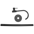 thumbnail image 4 of Freestanding Bathtub Faucet, Shower Mixer Tap High Durability Elegant Style  For Column Type Basin Black, 4 of 8