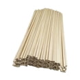 thumbnail image 1 of 100 Pieces Unfinished Wood Sticks for Crafts Model Building Home Decoration 300cm, 1 of 8