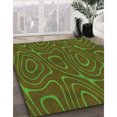 thumbnail image 3 of Ahgly Company Tapis d'Intérieur Lavable à la Machine, Carré, Transitionnel, Brun Sépia, Tapis de Zone, 8 Pieds Carré, 3 of 7