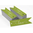 thumbnail image 2 of Inkdotpot Pack Of 50 Real Silver Foil Paper Tags Made With Love Text Favor Hang Tags, 2 of 6