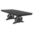 thumbnail image 3 of Ensemble de Salle à Manger en Bois Gris Foncé avec Table Extensible et Chaises en Lin Gris, 3 of 5