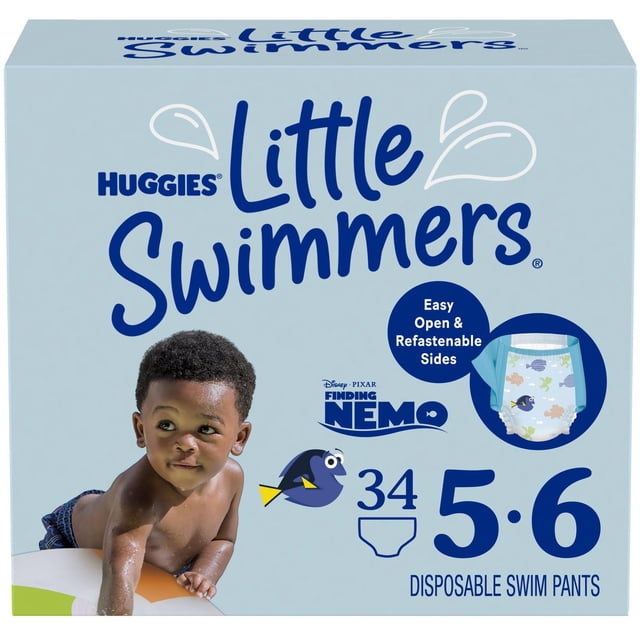 Huggies Little Swimmers Disposable Swim Diapers, Size 5-6, 17 ct