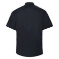 thumbnail image 2 of TOPTIE Veste de Chef Unisexe à Manches Courtes, Noire avec Côté en Maille, 2 of 8