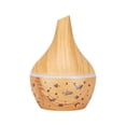 thumbnail image 2 of Zenithome Wooden Grain Aroma Humidifier 300ml, 4.33 * 4.33 * 5.71in Size, for Home Office Travel Use, 7 - Color LED Light, USB Rechargeable, Quiet & Portable, Easy Clean, 2 of 6