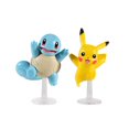 thumbnail image 1 of Pack de figurines de combat Pokémon : Pikachu + Squirtle (Style 2), 1 of 2
