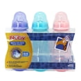 thumbnail image 5 of Nuby Anti-Colic Non-Drip Standard Neck Plastic Baby Bottles, Variable Flow, 5 of 5