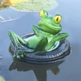 thumbnail image 2 of Maytalsory Frog Mini Pond Decoration Of Whimsy To Garden decoration features With These Ren Frogs Floating Pond Decoration, 2 of 6