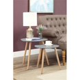 thumbnail image 2 of Pemberly Row Tables d'Appoint Gigognes Contemporaines en Fini Bois Gris, 2 of 5