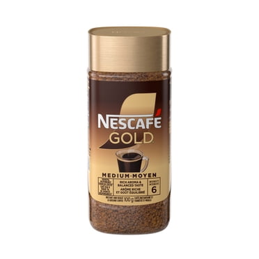 NESCAFE GOLD Premium Instant Medium Roast & Ground Coffee, Just Add Hot Water