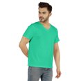 thumbnail image 3 of Inkmeso T-Shirt de Base à Col en V pour Homme, Manches Courtes, Uni, Coupe Régulière, en Coton, 3 of 7