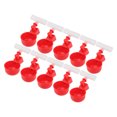 thumbnail image 3 of Poultry Drinking Bowl, Automatic Chicken Water Cups Prevent Leakage PP Replaceable 10 Set High Strength  For Pigeons For Birds G1/2, 3 of 8