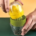 thumbnail image 4 of Manual Lemon Juicer Portable Citrus Squeezer | Handheld Lemon Press with Pulp Separator | Kitchen Small Tool for Juicing Lemons and Limes At Home or Travel, 4 of 6