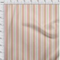 thumbnail image 4 of oneOone Tissu Rayonne Pêche Foncé Rayé Matériel de Robe Tissu Imprimé Tissu au Mètre 56 Pouces de Large-Zt, 4 of 4