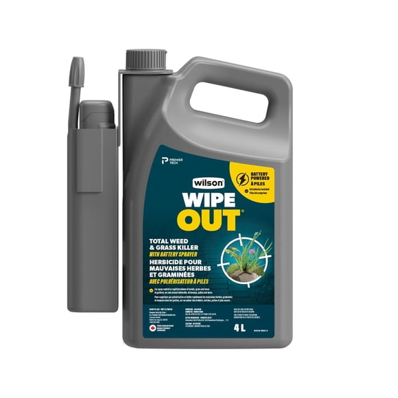 Herbicide pour mauvaises herbes et graminées WIPE OUT de WILSON
