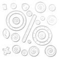 thumbnail image 1 of Tableau d'Échelle Flourishing Règle Universelle Ensemble de Dessin Motif Gribouillage Ensemble de Table à Dessin 5 ml, 1 of 2