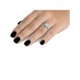 thumbnail image 2 of F/VS 1 1/3ct Round Diamond Halo Engagement Ring Set 14K White Gold Lab Grown, 2 of 2