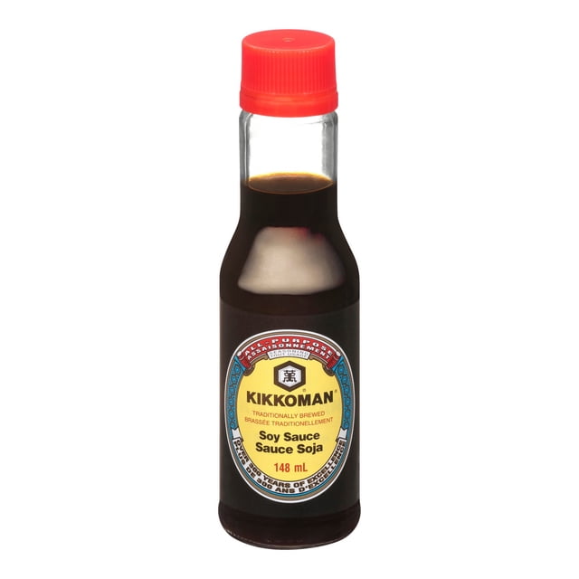 Kikkoman Sauce Soya, Sans Msg, Verre / 148 Ml/unité, 12 Unités/caisse