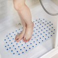 thumbnail image 2 of SweetCandy Clearance Shower Bath Tub Clear Bubble Mat Safety Anti-Slip Pvc Floor Mat ，R 68X38Cm Blue, 2 of 5