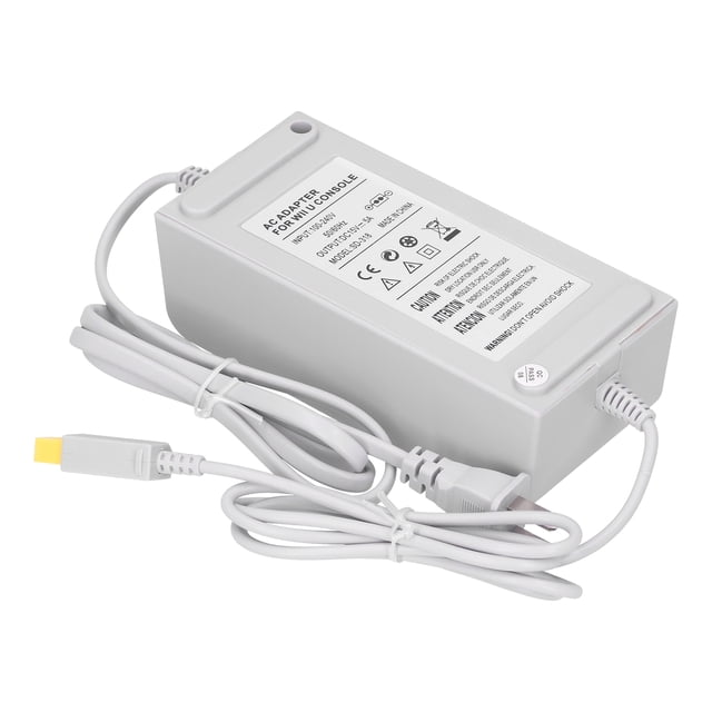 Gamepad Power Adapter, 15V 2A Safe Portable Gamepad Plug and Play for WIIU 15V 5A Gamepad