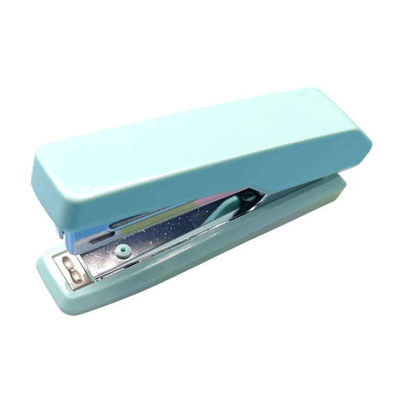 Stapler 10.9 cm x 4.5 cm x 2.6 cm Compact Student Office Use 10 Number Staples Compatible Blue Green White Pink Plastic Metal Construction