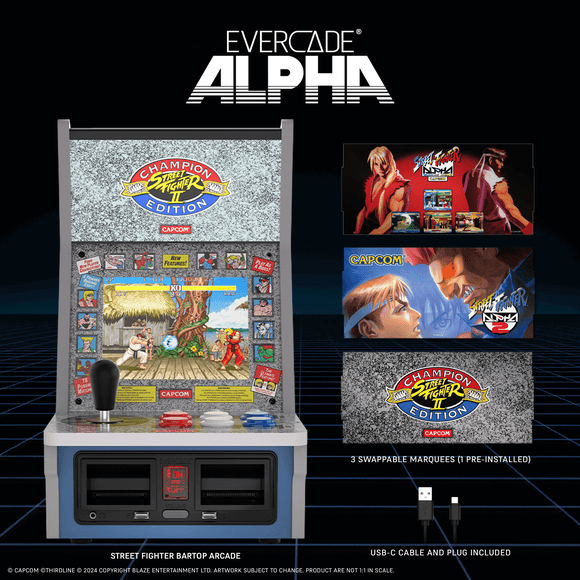 Blaze Evercade Arcade Alpha Street Fighter Edition
