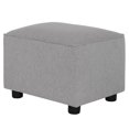 thumbnail image 1 of Evolur Holland Ottoman tapissé | Modern Design, 1 of 6