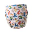 thumbnail image 2 of Couches en Tissu Réutilisables pour Adultes Doublure Respirante Séchage Rapide Réutilisable Usage Intensif Anti-Fuite Dinosaure TG, 2 of 9