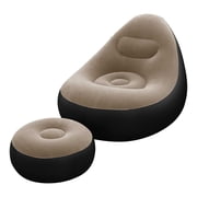 Meitianfacai New Inflatable Lazy Double Lunch Break Folding Leisure Sofa Backrest Armrest Sofa Seat