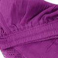 thumbnail image 5 of AherBiu Plus Size Bottom Shorts for Women Wide Leg Drawstring Elastic Waisted Comfy Loungewear Shorts, 5 of 5