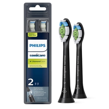 Philips Sonicare Diamondclean Replacement Brush Heads, Black, HX6062