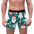 thumbnail image 1 of Felwors Mens Christmas Underwear 3D Printed Breathable And Comfortable Inner Mid Rise With Waist Boyshort Underwea, 1 of 3