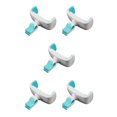 thumbnail image 1 of crativent Automotive Smartphone Holder Portable Rubber Lining Removable Rotatable Stand Bracket Rack for 3.5 to 6-inch Phones White Blue 5Set, 1 of 6