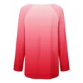 thumbnail image 4 of AherBiu Womens Tops 2024 Long Sleeve Casual Shirts Flowy Gradient Color Loose Fitting Fall Tops Tunics, 4 of 5