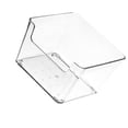 thumbnail image 4 of Drawer Storage Divid Box Transparent Plastic Tray, Stackable Storage Organizer for Bedroom Bathroom Office Use, 4 of 5