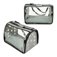 thumbnail image 2 of Small Pet Carrier for Small Dogs and Cats - Waterproof Soft Pet Travel Bag with Meshed Window - TSA Approved Pet Carrier for Cat Travel Bag - 7.9 x 13.8 x 7.9 Inch - Gray, 2 of 8