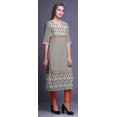 thumbnail image 3 of Bimba Kurtis Droits à Panneaux pour Femmes Robe Kurti Longue Haut Indien Imprimé, 3 of 5