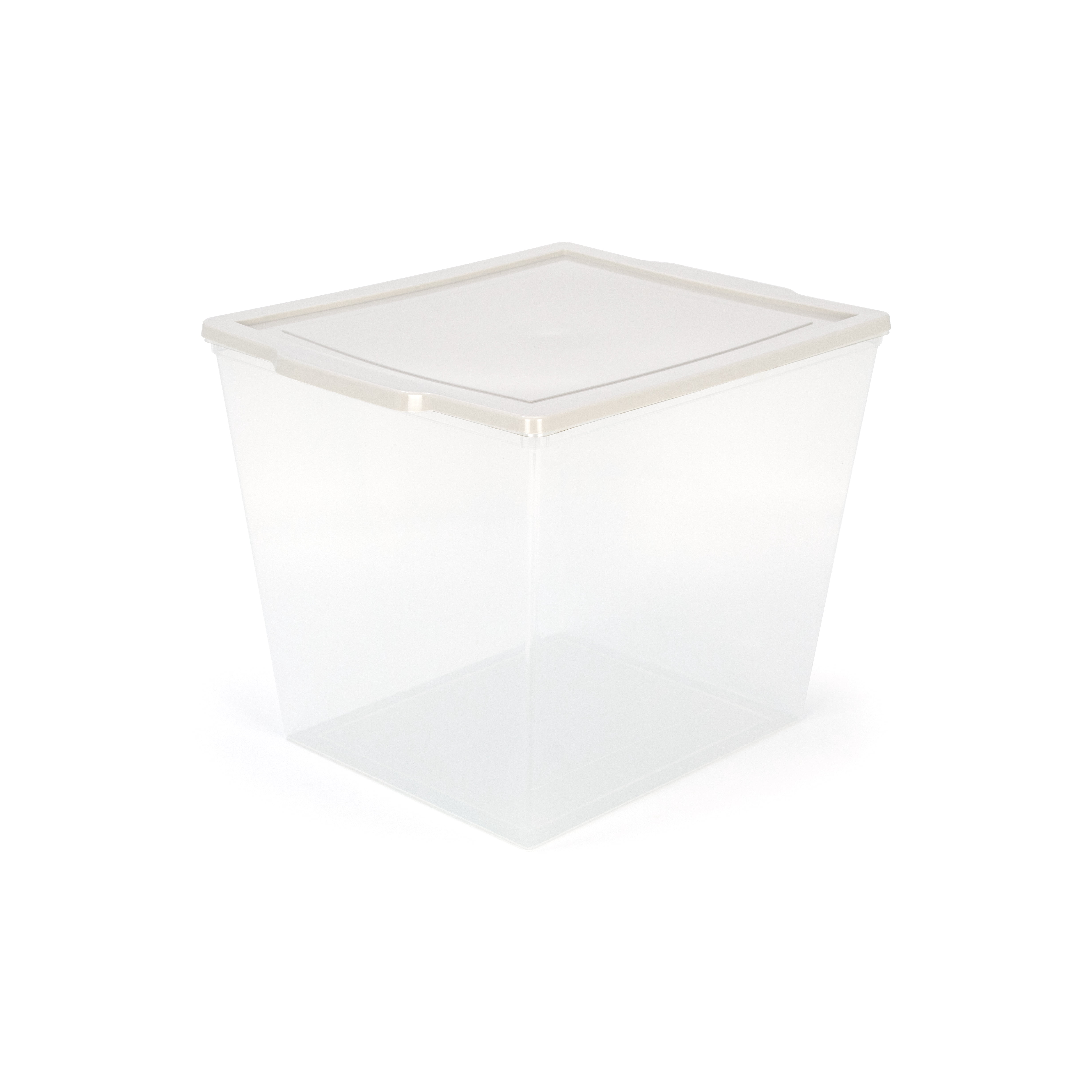 ModBoxTM 35L (9.2 gal.), Modular Series - Cool Grey & Clear