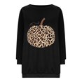 thumbnail image 4 of 2023 Chandail à Capuchon Surdimensionné pour Femmes Mode Décontractée Manches Longues Col Rond Imprimé Chandail pour Dames Hauts Blouse Costumes d'Halloween/Noël Rabais de 50 % Liquidation, 4 of 4