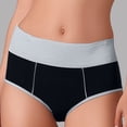 thumbnail image 1 of High Rise Women's Panties For Plus Size Seamless Triangle Underwear With Lifting Comfort Fit For Everyday Wear, 1 of 3