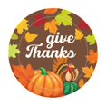 thumbnail image 2 of Thanksgiving Paper Plates and Napkins Set with Cups Bowls Cutlery 10-Piece Each Autumn Theme Disposable Tableware, 2 of 2