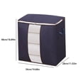 thumbnail image 2 of EGNMCR Storage Containers, Kitchen Storage & Organization Heavy Duty Storage With Reinforced Handles Extra Large Storage Bags For Clothes Tote Bag Double Zipper For Space Saving Travel storage pocket, 2 of 5