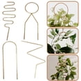thumbnail image 3 of Small Metal Trelli For Potted Plants Gold Trelli For Climbing Plants Indoor Mini Trelli For Potted Plants Support Stake House Plants Trelli For Garden Potted, 3 of 3