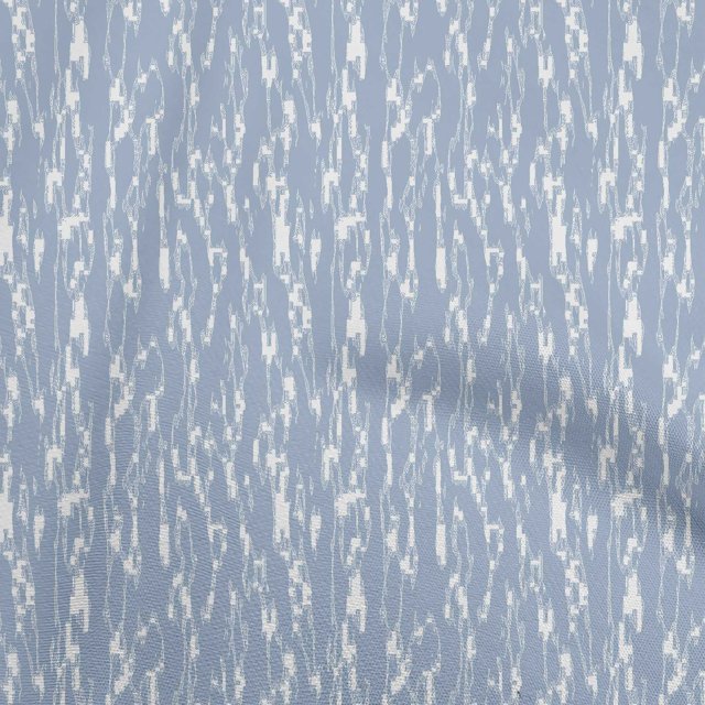 oneOone Polyester Spandex Grayish Blue Fabric Abstract Sewing Material Print Fabric By The Yard 56 Inch Wide