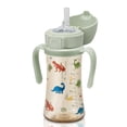 thumbnail image 4 of GROSMIMI Flip Top Spill Proof Sippy Cup PPSU BPA Free 10 oz Stage 2 Straw for Toddlers (Dinosaur), 4 of 5