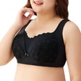 thumbnail image 1 of Clearance Sale 2025 Bra Ladies' Solid Breastfeeding Bra Front Vest Non Rim Cotton Fashion Underwear, 1 of 4